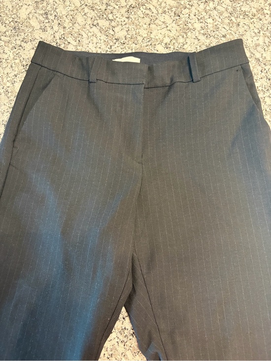 H&M Pants - H&M Women's Black Pinstripe Cropped Dress Pants